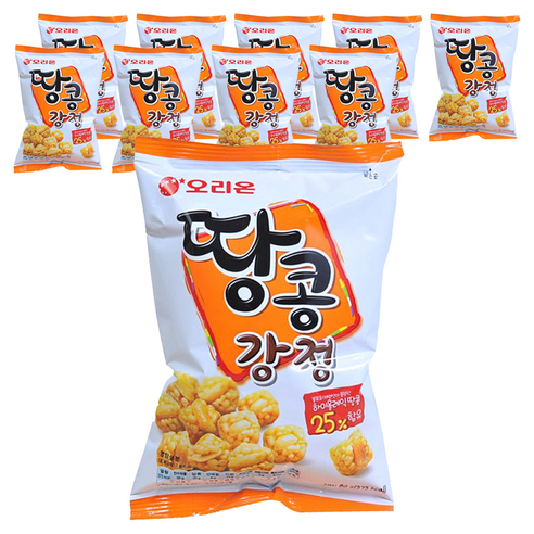 오리온 땅콩강정, 147g, 10개