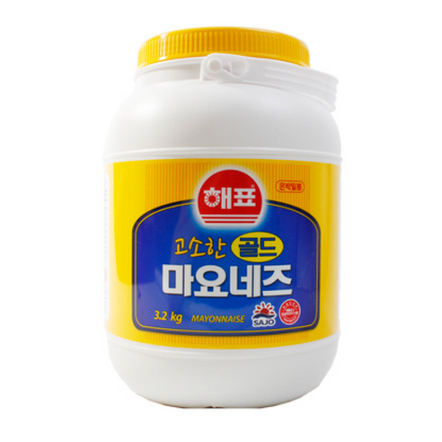 [해표] 고소한 골드마요네즈, 3.2kg, 28개