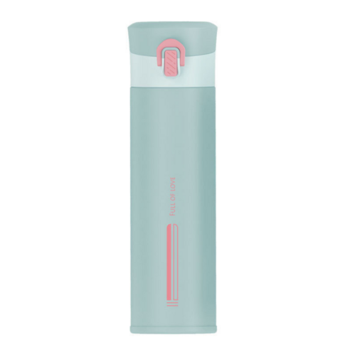 보보룸 원터치 텀블러 330ML, 라이트블루