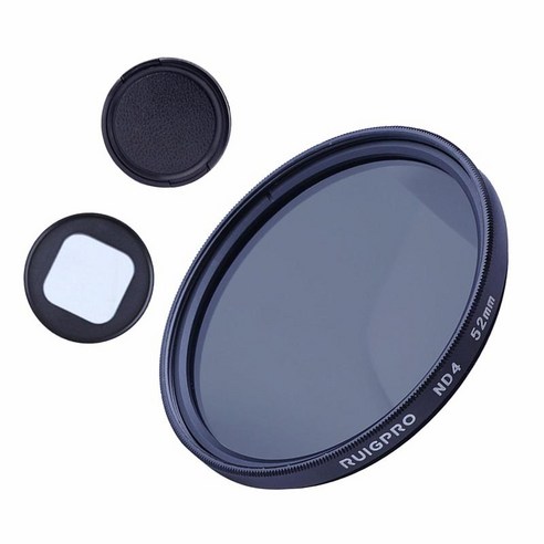 52mm 렌즈 필터 세트 + Hero 10/9용 렌즈 커버 액세서리 도구, ND8, 플라스틱
