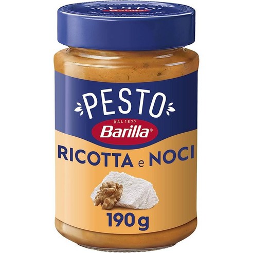 Barilla Pesto Ricotta and Noci 바릴라 페스토 리코타와 노치 190g, 1개