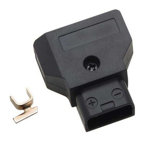 SLR 장비 전원 케이블 코드 Anton 배터리용 20X 수 D-Tap 플러그 커넥터, 30x29x10mm, 블랙, ABS