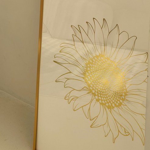 성공과 번영을 위한 필수품: 씽크앤그로우 해바라기 풍수 그림 액자