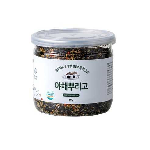 [베리쿡] 아기반찬 후리가케 야채뿌리고, 100g, 1개