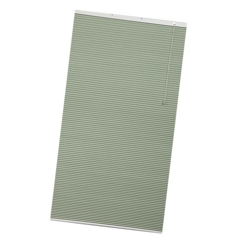 ST SHOP 창 Pleated 그늘 블랙 아웃 창 커튼 블라인드, 녹색, 설명