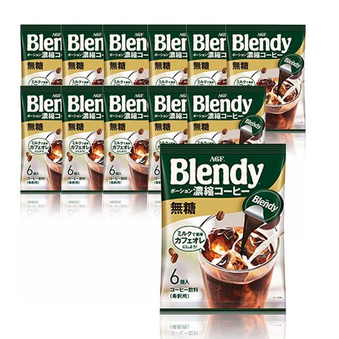 에이지에프 Blendy 포션커피 블랙, 18g, 24개입, 1개