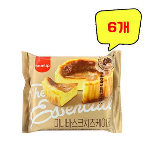 삼립 미니 바스크 치즈케이크, 5개, 70g