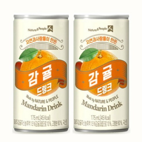 [자연과사람들] 이 만든 감귤 드링크 175ml, 175ml, 30개