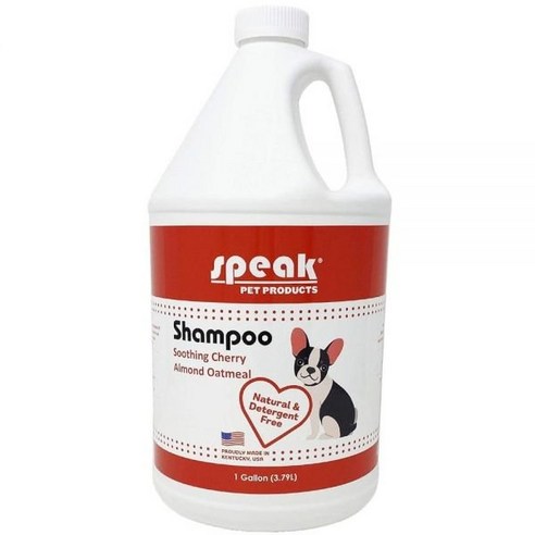 Speak Pet Products Natural Dog 샴푸 수딩 체리 아몬드 오트밀 3.8L1갤런 램버트케이오트밀 Best Top5