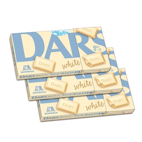모리나가 다스 화이트 초코릿 47g, 47g, 3개 47g × 3개, 개당 중량 × 수량 섬네일