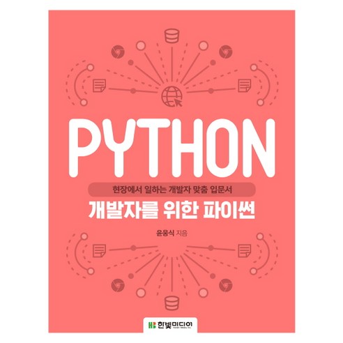 개발자를 위한 파이썬:현장에서 일하는 개발자 맞춤 입문서, 한빛미디어
