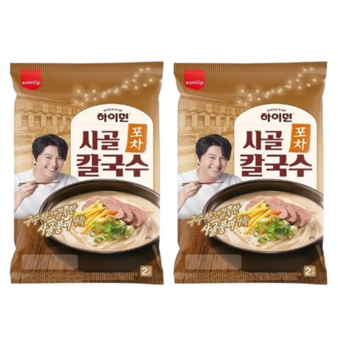 하이면 포차 사골 칼국수, 2개, 366g
