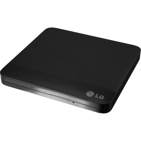 LG Electronics GP50NB40 8X USB 2.0 슬림 휴대용 DVD 리라이터 외장 드라이브 M-DISC 지원 블랙