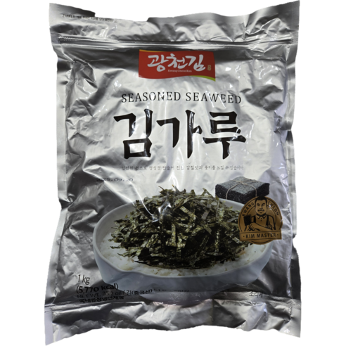 광천김 대용량 김가루 1kg-1박스(4개)