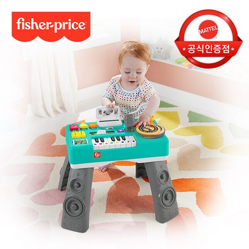 피셔프라이스 유아용 DJ 뮤직테이블, 혼합색상 에듀테이블 피셔프라이스 유아용 DJ 뮤직테이블, 혼합색상 에듀테이블