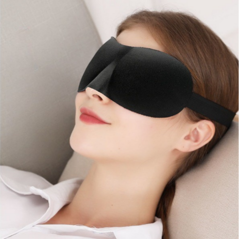 더 깊고 더 만족스러운 수면을 위한 해피헤이븐 3D 암막 고급 수면안대