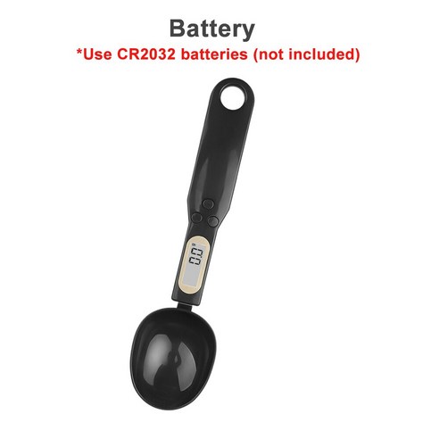 [ZL] 500g 디지털 측정 숟가락 LCD 디스플레이 주방 전자 음식 밀가루 규모 도구 0.1g/0.01oz 우유 커피 차에 대 한 정확한, 러시아, Black(Battery)