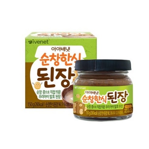 아이배냇 순창 한식 된장, 3개, 150g, 3개