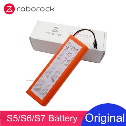 Roborock- 리튬 이온 배터리 교체형 로봇 진공 청소기 5200mAh S50 S51 S55 S5 Max S6 Pure S7 E4 E5 E6, [16] S7MAX S7MAXV, 16 S7MAX S7MAXV 로봇청소기