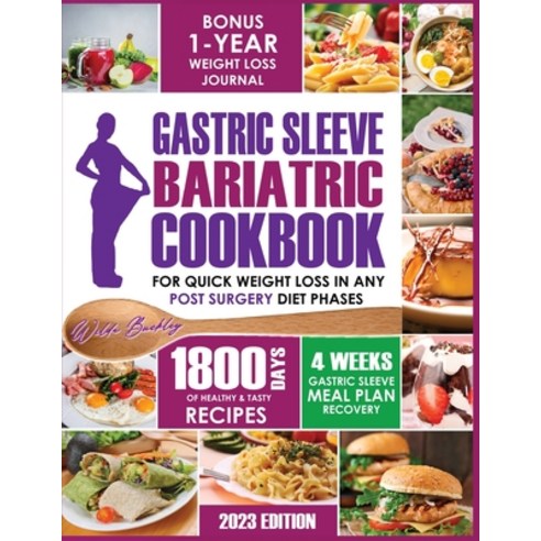 (영문도서) Gastric Sleeve Bariatric Cookbook Paperback, Createyourrealityllc, English, 9781954407435