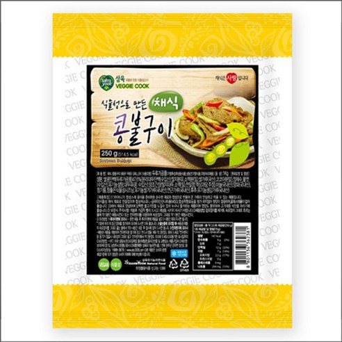 (냉동)삼육채식콩불구이 250g, 1개