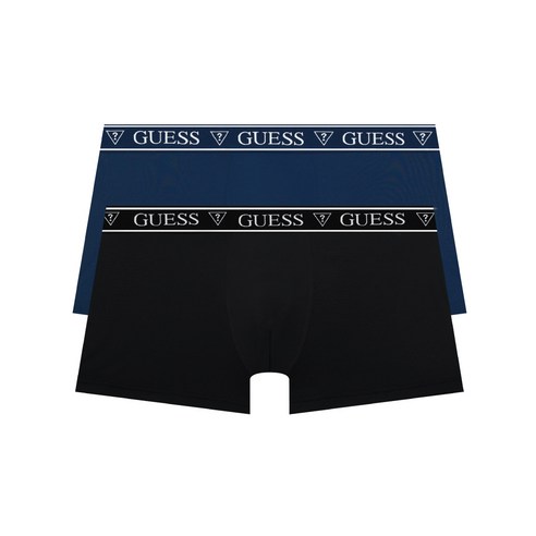 게스 언더웨어 톤온톤 드로즈 2PACK(BK/NY)