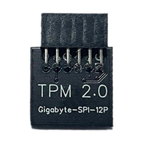 TPM 2.0 암호화 보안 모듈 보드 원격 카드 12Pin SPI TPM2.0 기가 바이트 12Pin Spi 용 모듈 보드, 보여진 바와 같이, 하나