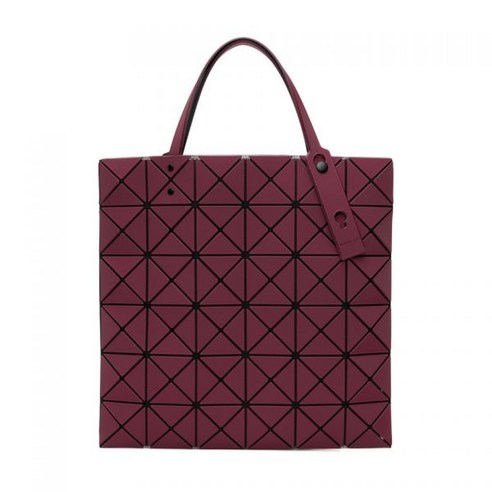 바오바오 이세이미야케 퍼플 루센트 메탈릭 토트백