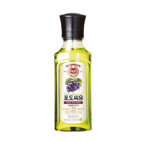 해표 포도씨유, 250ml, 1개