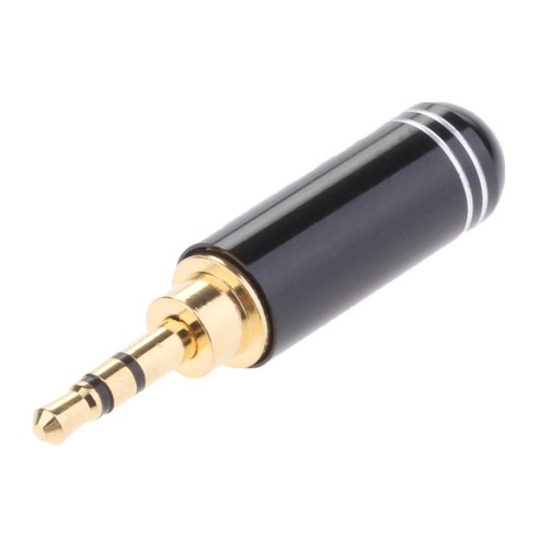 2.5mm 스테레오 TRRS 3 극 수 도체 커넥터 교체, 블랙, 설명, 설명