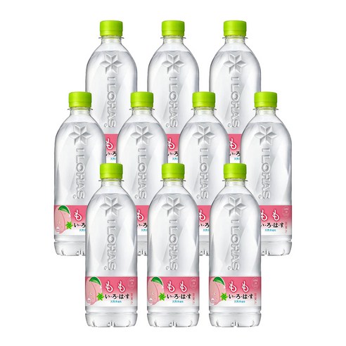이로하스 혼합음료 복숭아맛, 540ml, 10개