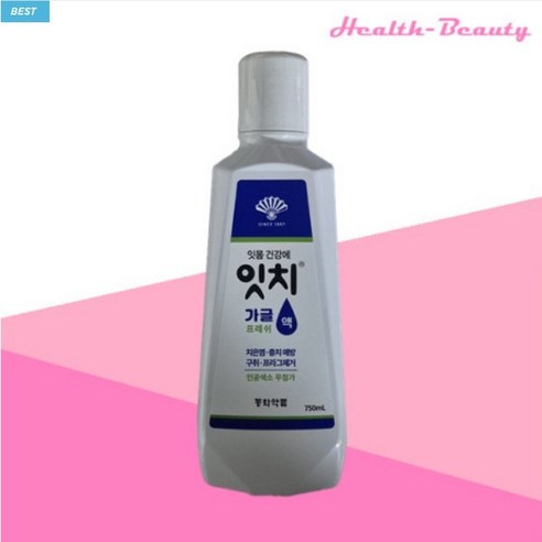 상쾌한 숨결, 건강한 구강 관리의 시작: 동화약품 잇치가글액 750ml 솔직 담백 사용 후기 잇치