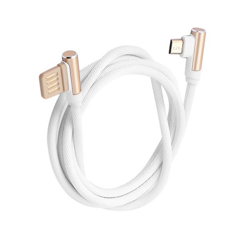 YSSHOP 마이크로 USB 케이블 충전 벤트 충전 데이터 휴대 전화 케이블, 화이트, 설명, 설명