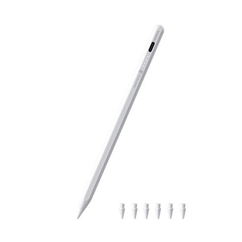 Toocki 아이패드 호환 스타일러스 터치펜 – 화이트, 1개 애플펜슬무선충전 Toocki 아이패드 호환 스타일러스 터치펜 – 화이트, 1개 애플펜슬무선충전