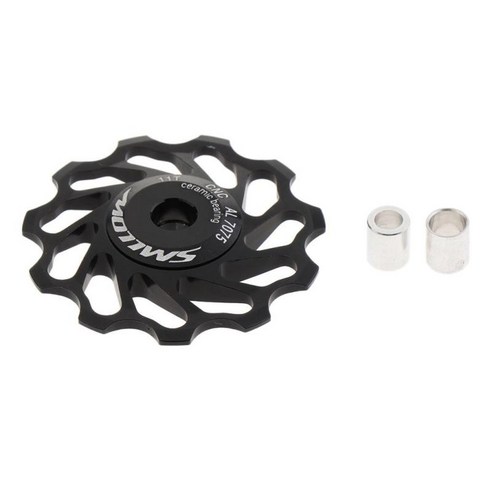 도로 산악 자전거를 위한 11T 세라믹 자키 휠 베어링 풀리 자전거 후방 Derailleur, 실버, 설명, 합금