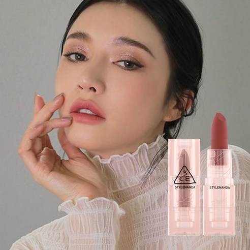 데이지크 무드 글로우 립스틱 3g 12 3CE 소프트 매트 립스틱 15색상 택1, 헤이지 로즈(hazy rose), 3.5g, 1개
