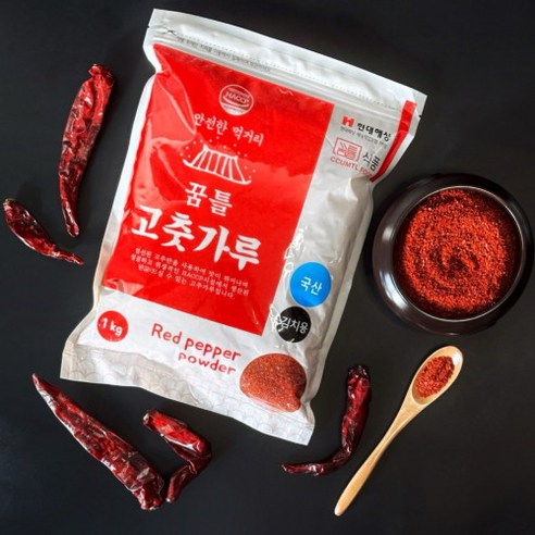 국산 고춧가루 햇 고추가루 1kg 김장용 반찬용, 국산 고춧가루 [김치용] 1kg, 1개
