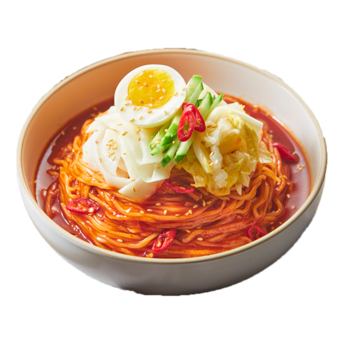 [송주불냉면] 로시 비빔국수 (매운맛조절) 2인분, 860g, 1개