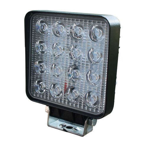 모든상사 미니 LED 써치라이트 화물차 작업등 후미등 미니사이즈, 미니사각16구집중형, 1개