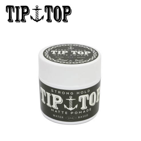 TIPTOP 팁탑 스트롱홀드 매트 바버샵 전문 수성포마드., 120g, 2개