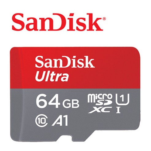 샌디스크 울트라 Micro SD 메모리카드 SDSQUAR-064GB, 64GB