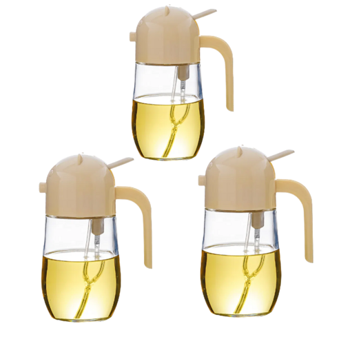DAOGE 오일병 자동개폐 2in1 오일스프레이 스프레이공병 580ml, 15개