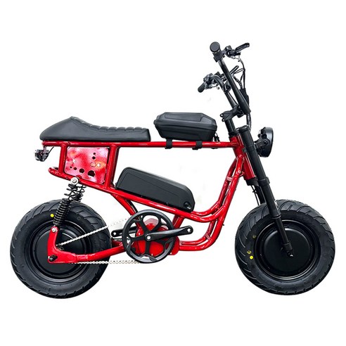 안지오 슈퍼 미니 F1 전동 전기자전거 – 14인치, 48V 500W, 15AH 배터리, 블랙, 1대 우도전기자전거