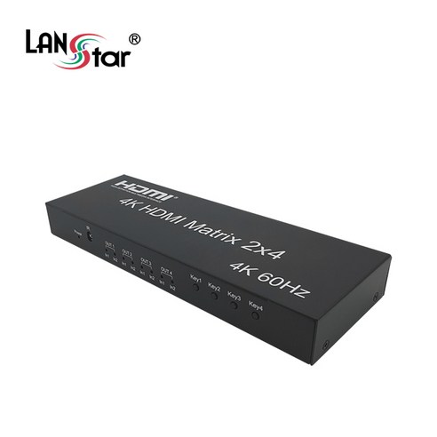 랜스타 HDMI 매트릭스 2X4 LS-HMS204N, 1개