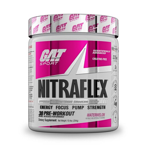 GAT Nitraflex 니트라플렉스 30서빙 Watermelon, 300g, 1개 플렉스테이블fl GAT Nitraflex 니트라플렉스 30서빙 Watermelon, 300g, 1개 플렉스테이블fl