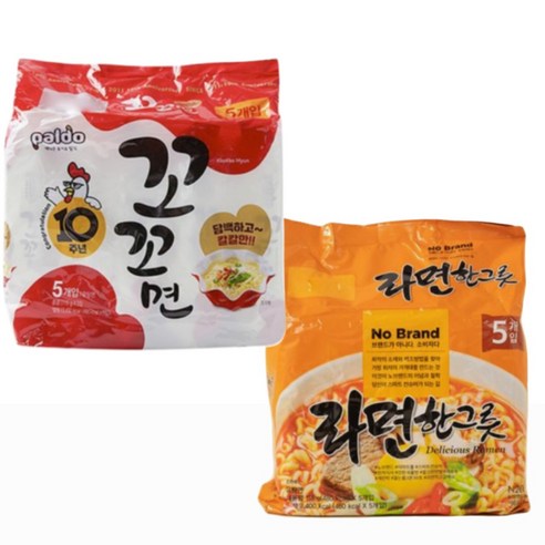 담백하고 칼칼한 꼬꼬면 +노브랜드 라면한그릇