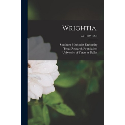 (영문도서) Wrightia.; v.2 (1959-1963) Paperback, Hassell Street Press, English, 9781014548764