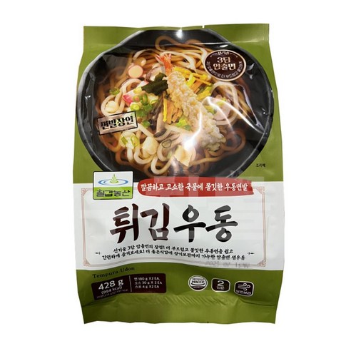 칠갑농산 튀김우동