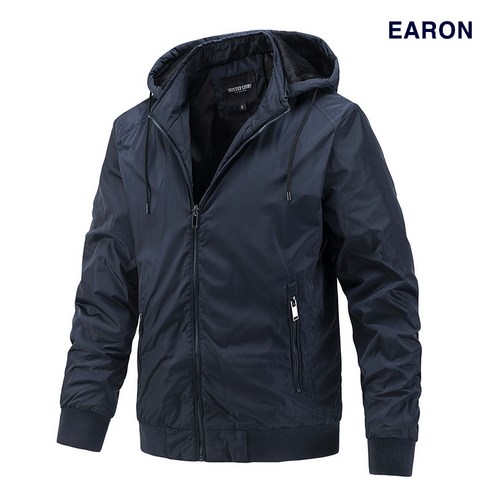 [EARON] 후드 윈드스토퍼 라이트패딩 집업 자켓