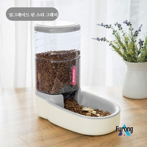 Meainna 모바일 아티팩트 테디 마시는 장치 고양이 애완 동물 제품에 매달려 개 자동 마시는 장치 피더 마시는 장치, 유니버설, 피더 # 그레이